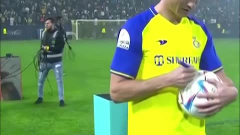 Ronaldo unveil in saudi