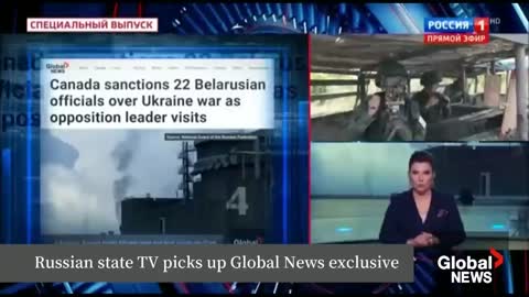 Russian state TV spins Global News exclusive into propaganda targeting Canada