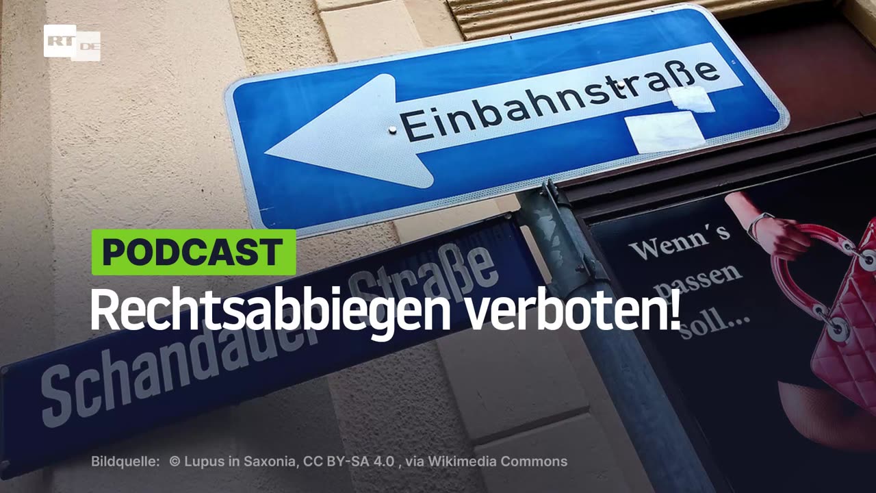 Rechtsabbiegen verboten!