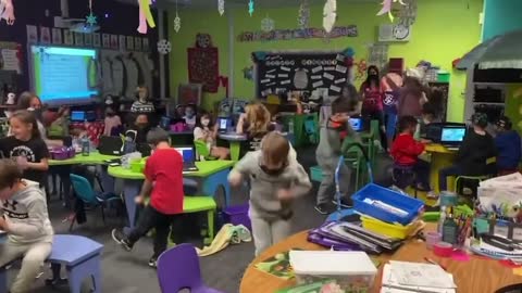 Children learn of the new mask orders in Nevada