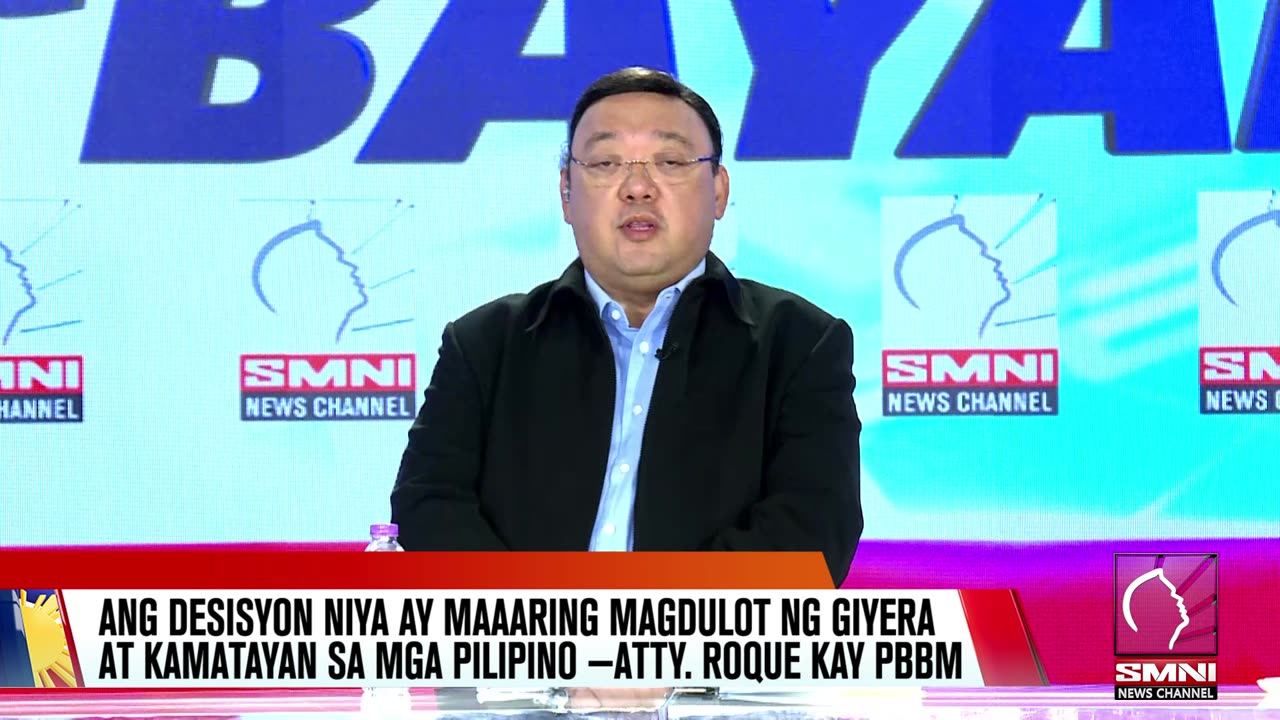 Desisyon ni PBBM, maaaring magdulot ng giyera at kamatayan sa mga Pilipino —Atty. Roque