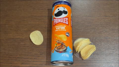 Pringles Chargrilled Korean BBQ Product vs Packshot