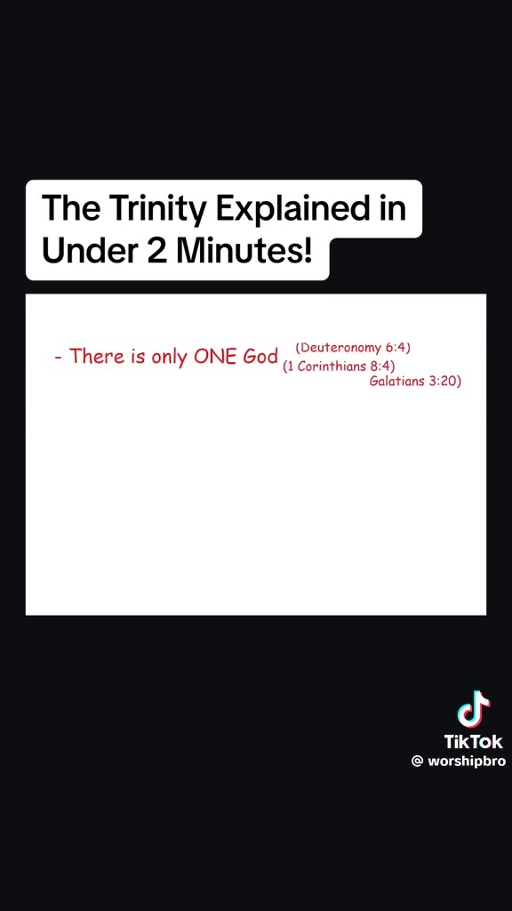 The Trinity Explained In Under 2 Minutes