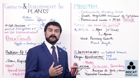 LEC#1 GROWTH AND DEVELOPMENT IN PLANTS