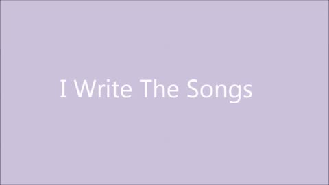 I Write the Songs Barry Manilow