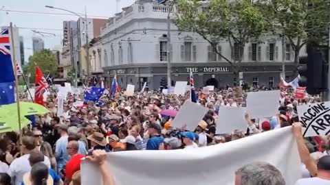 Melbourne Rallying Against J4b Mandates