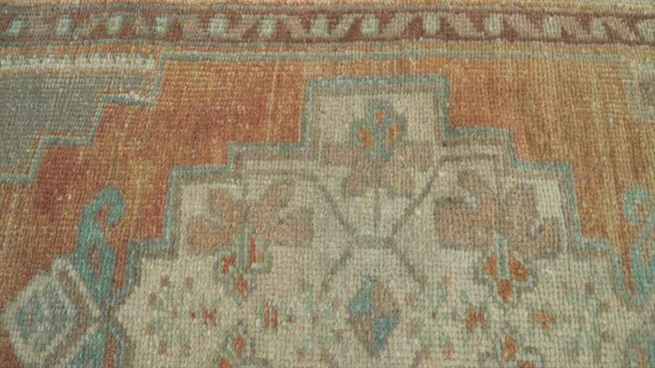 vintage oushak rug _ turkish rug _ ethnic rug _ 1.8 x 3 ft._ RK 03