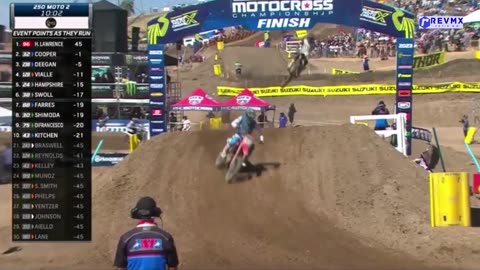 AMA Motocross Hangtown 250 Moto 2 FINISH