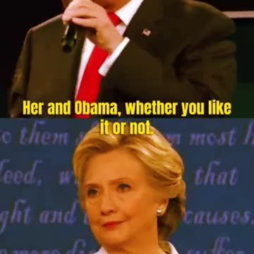 Trump to Hillary: "Congratulations for creating ISIS."