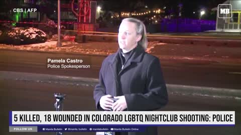 5 killed, 18 wounded in Colorado LGBTQ nightclub shooting: police