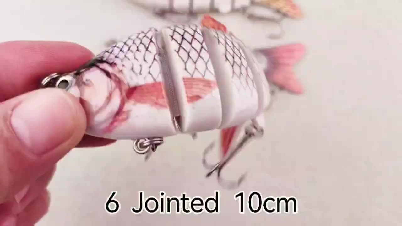 Fishing Lures 5cm 2.5g set Mini Multi Jointed Swimbait