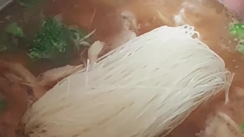 Mouthwatering Noodles Chicken Pork Soup for Autumn #soup #noodles #chicken #homemade #food #howto
