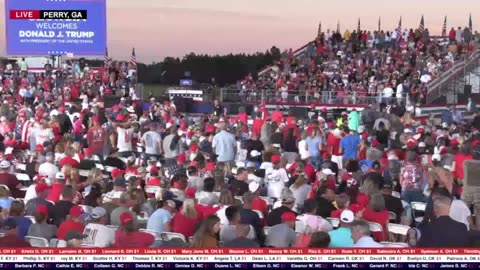 President Donald J Trump in Perry, GA