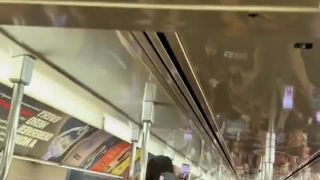 There is a music festival in new york subway.