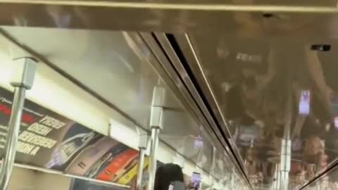 There is a music festival in new york subway.