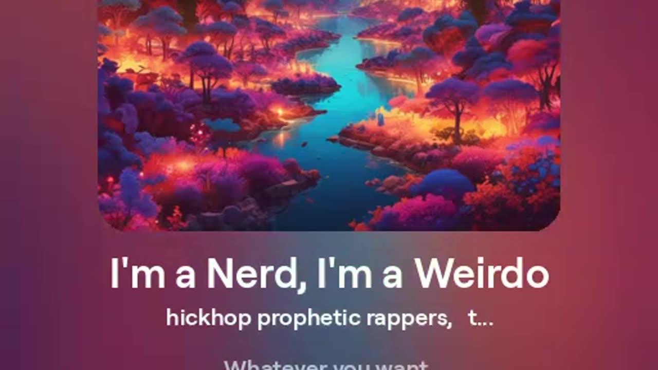 I'm a Nerd, I'm a Weirdo