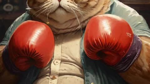 Boxing Cat