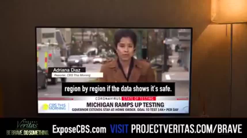 Short documentary about CBS staging/framing 'false news' regarding COVID