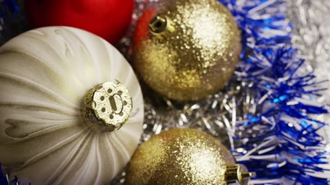 Christmas spheres decorations