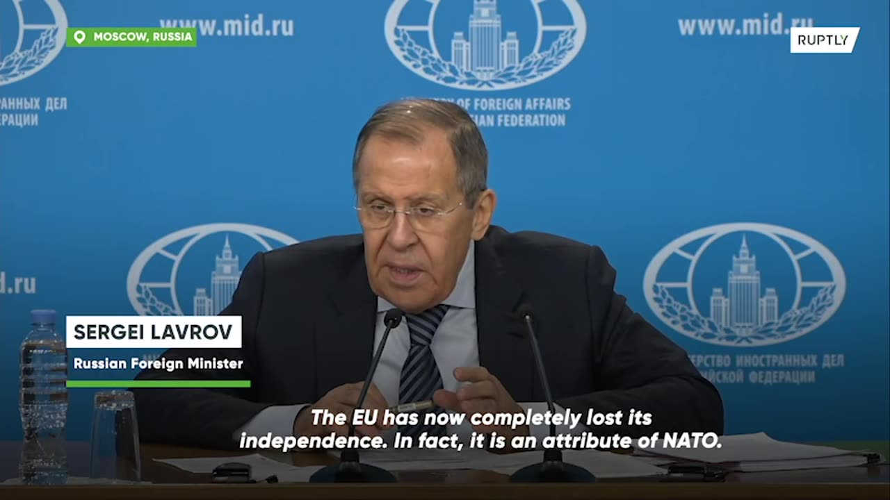 'An attribute of NATO'- Russian Foreign Minister Lavrov claims the EU has...