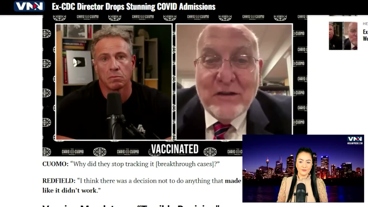 Ex-CDC Director Drops Stunning COVID Admissions