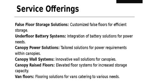 False Floors for cars and vans