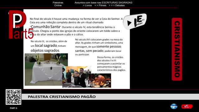 Palestra Cristianismo Pagão Part5..6 de 14 - (Lecture Pagan Christianity Part5.6 of 14)