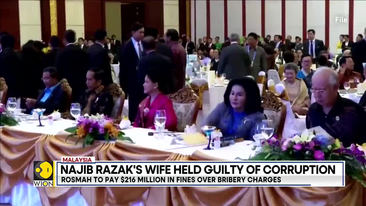 Malaysia's former PM Najib Razak's wife gets 10 years jail for corruption| Latest English News| WION