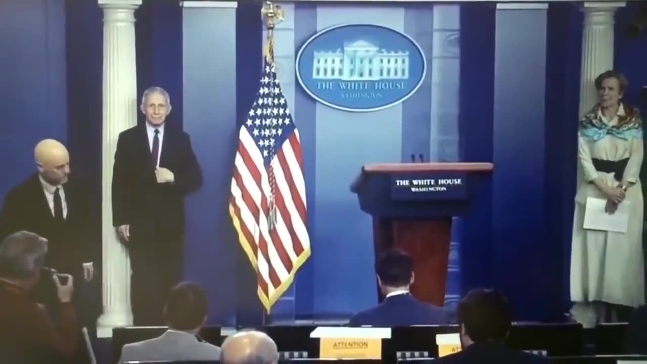 Doctor Fauci's Secrect Hand Sign