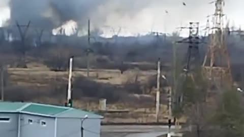 Explosions reported at factory with Russian ammunition in Luhansk Oblast