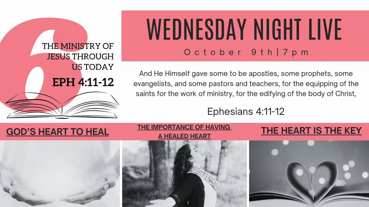 Join us tonight for week six of a special equipping series!