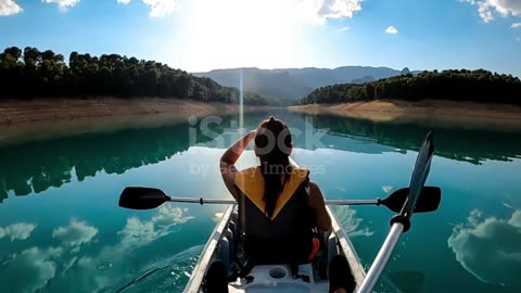 Beautiful view boat riding