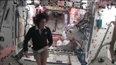 Departing Space Station Commander Provides Tour of Orbital Laboratory