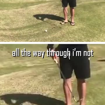 Phil Mickelson teaches his low-spinning check shot in flip flops #golf #golfer #realg #teach #swing