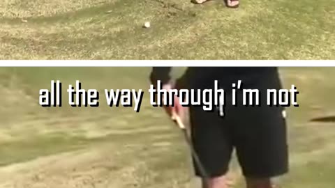 Phil Mickelson teaches his low-spinning check shot in flip flops #golf #golfer #realg #teach #swing