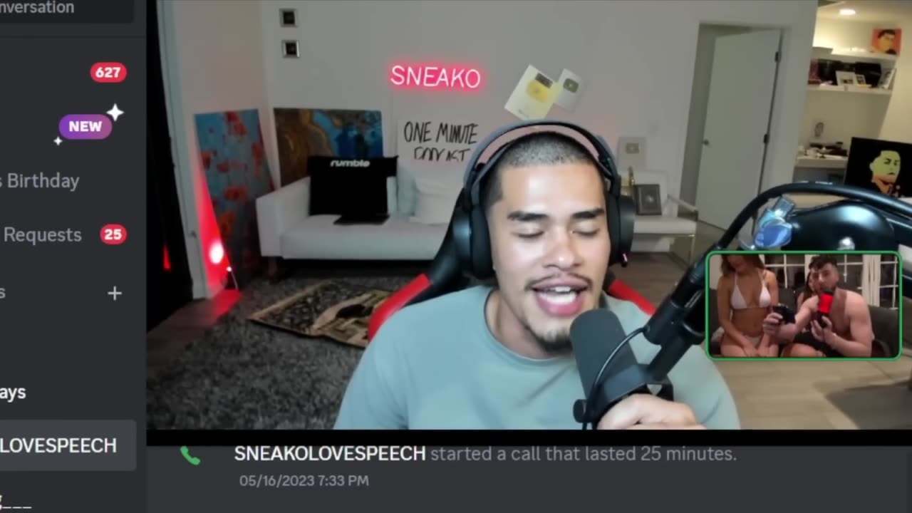 Zherka Calls Sneako who CLASHES with Heelmike