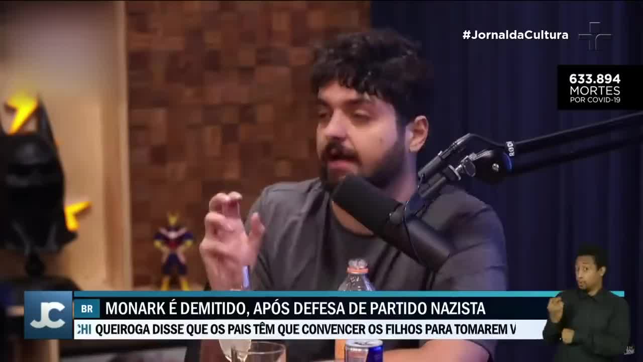 Monark diz que partido nazista deveria existir no Brasil