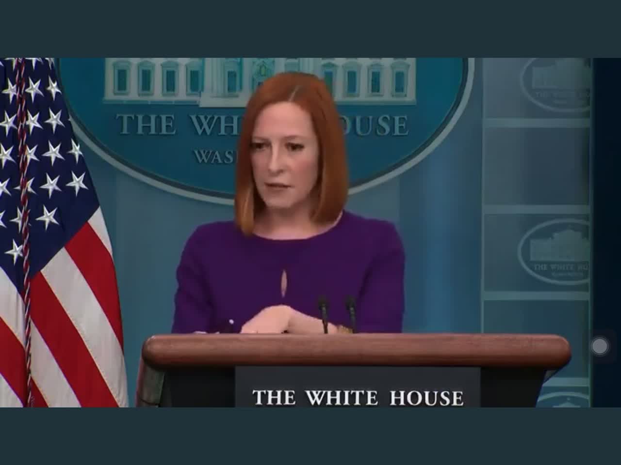 Press secretary Is encouraging protest outside of the Supreme Court Justice’s House.
