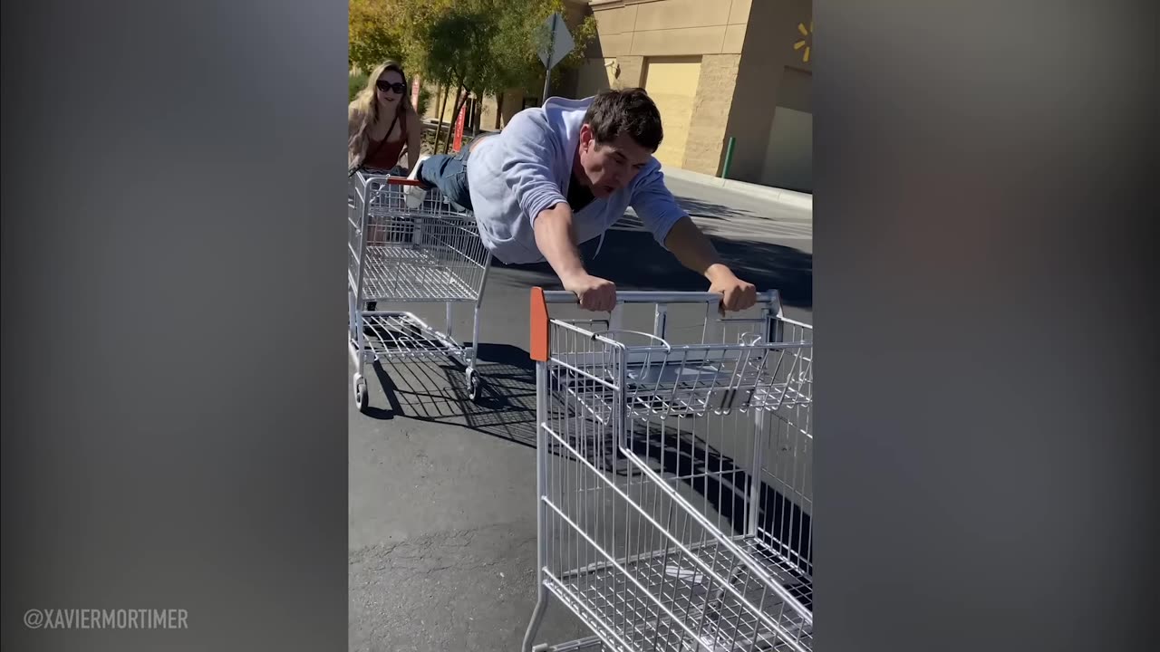 He FLOATS through the Store...Employees Freak Out