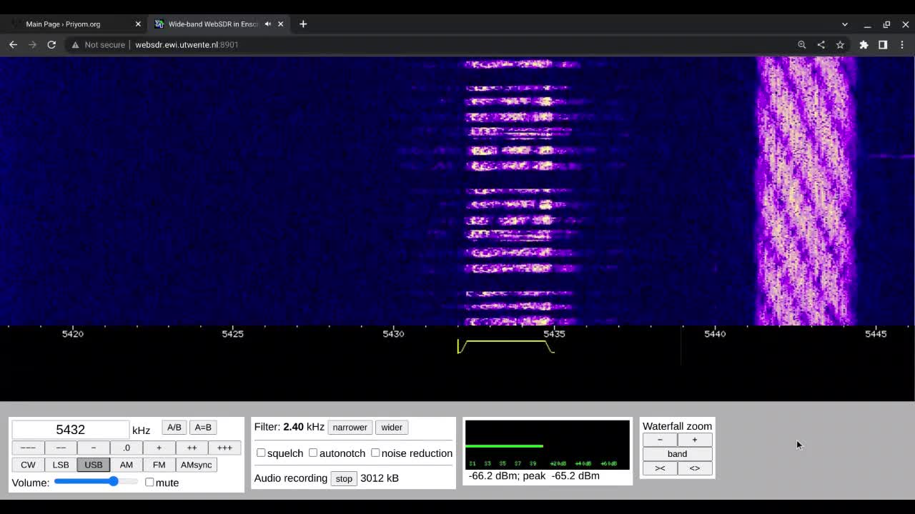 E11 Oblique 20/12/2022 1605 UTC 5432kHz