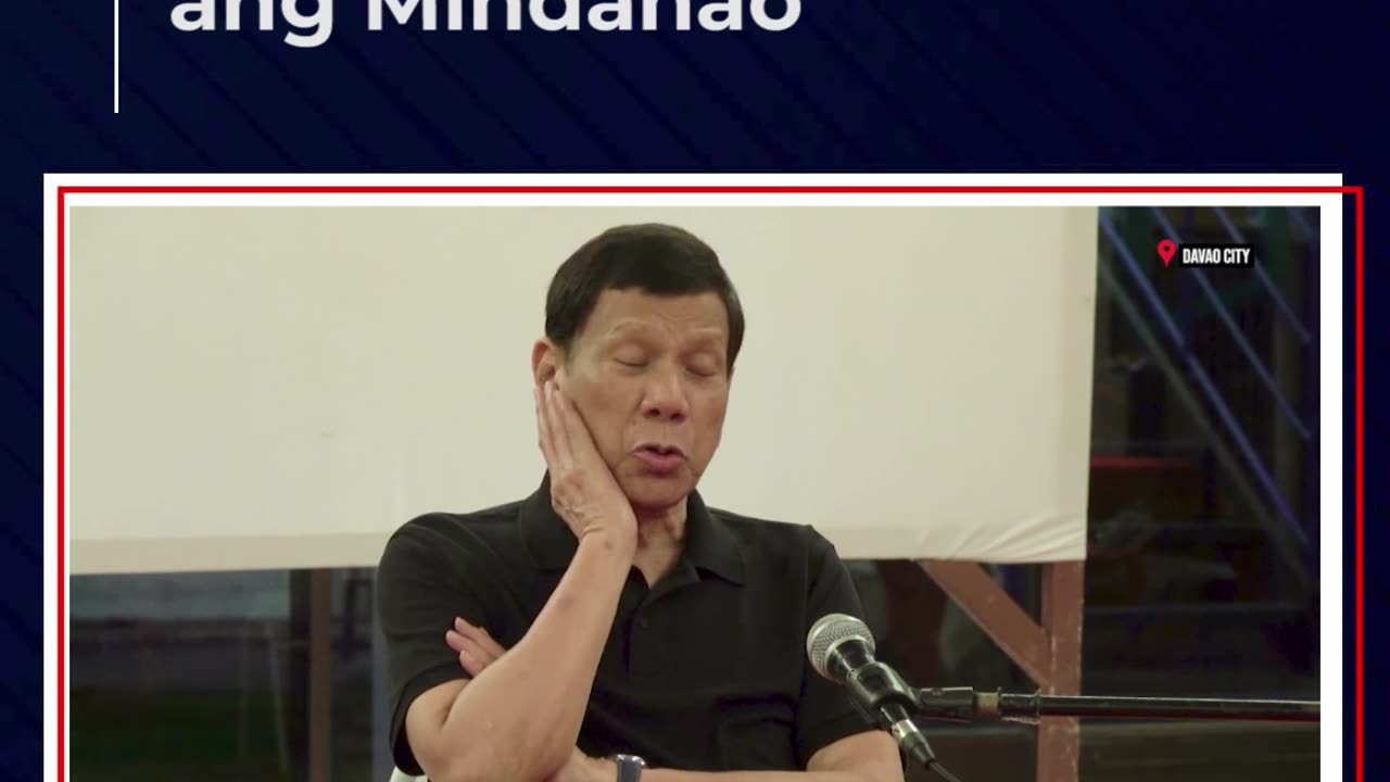 FPRRD, nilinaw na hindi suportado ang Mindanao cessation kung makasisira sa bansa