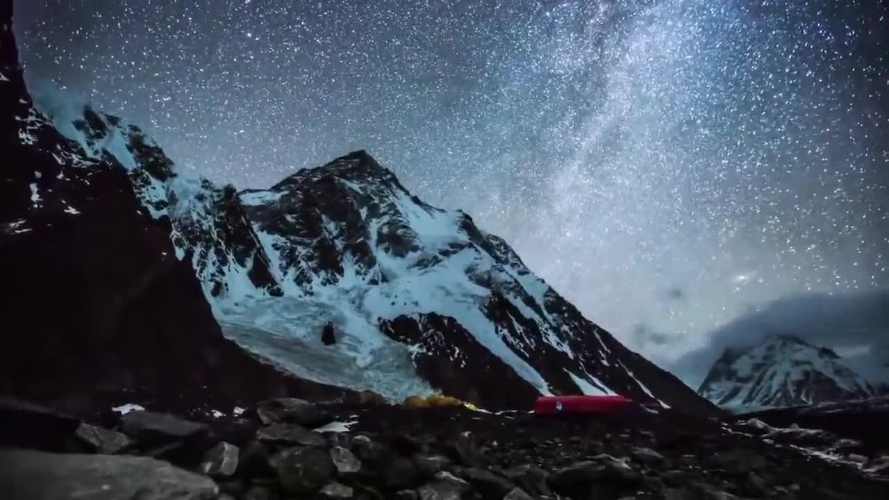 Time-Lapse K2 Mountaineering Basecamp