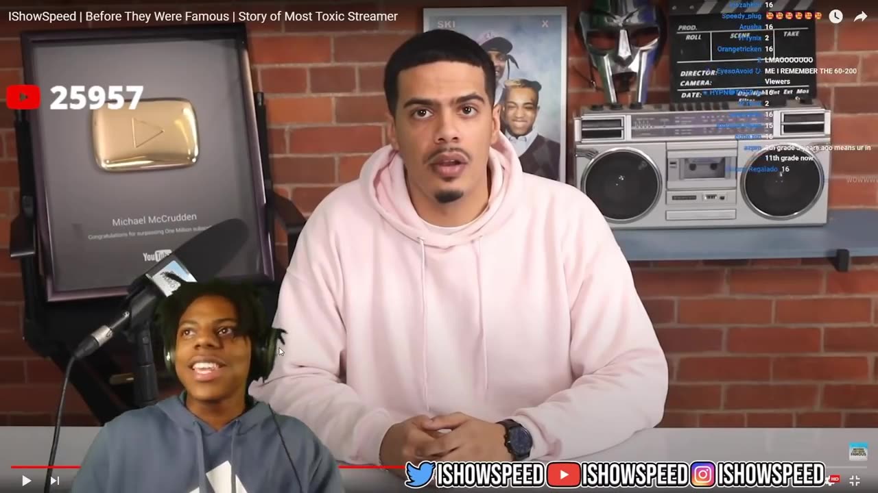 ISHOWSPEED REACTS TO HIMSELF BEFORE GETTING FAMOUS😂😂🤣🤣🥲