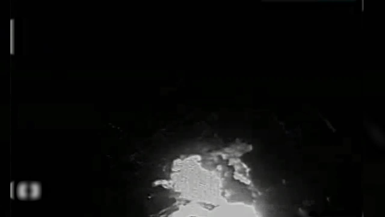 The IDF published footage of a strike