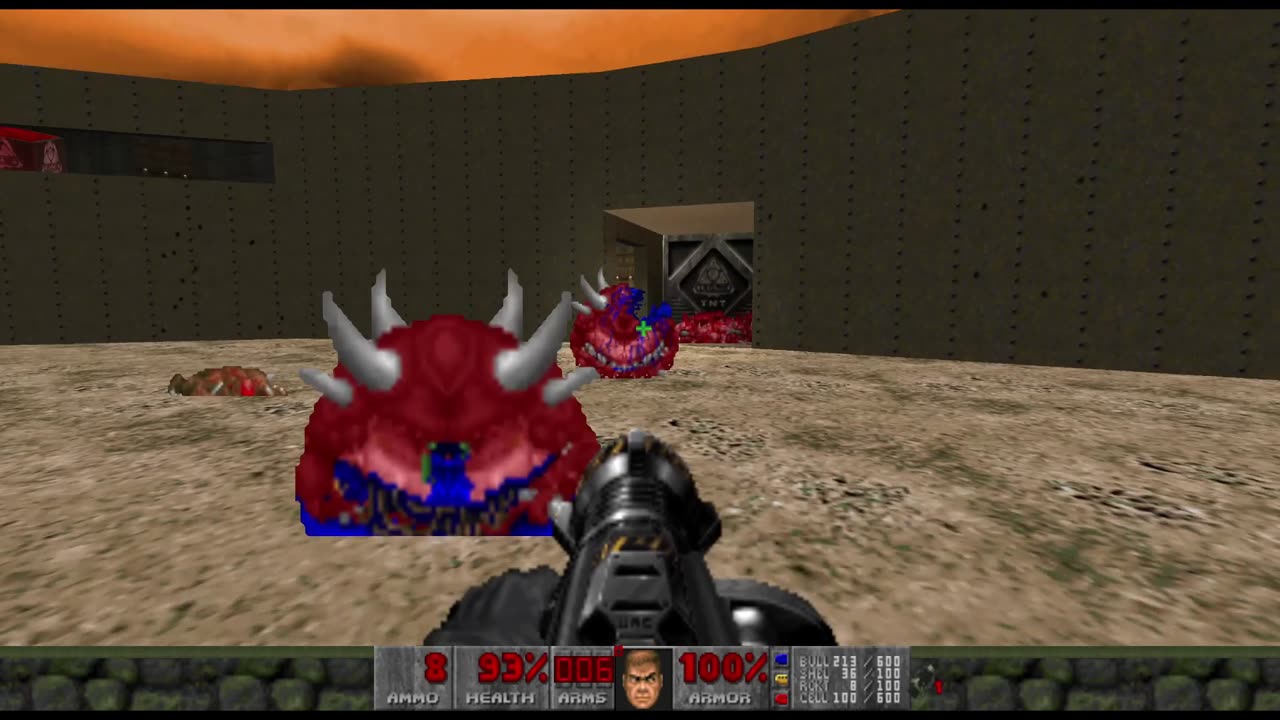 Brutal Doom - TNT: Evilution - Pistol Start - Hard Realism - Power Control (MAP03)