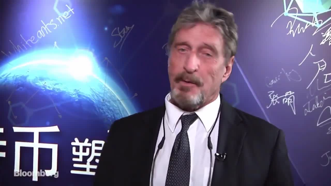 John McAfee interviewed at Bitcon (Sept 2017)