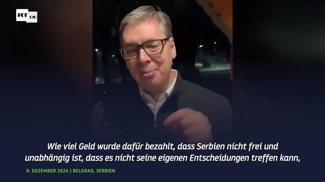 Glasklare Ansage des klugen Präsidenten von Serbien, Vucic