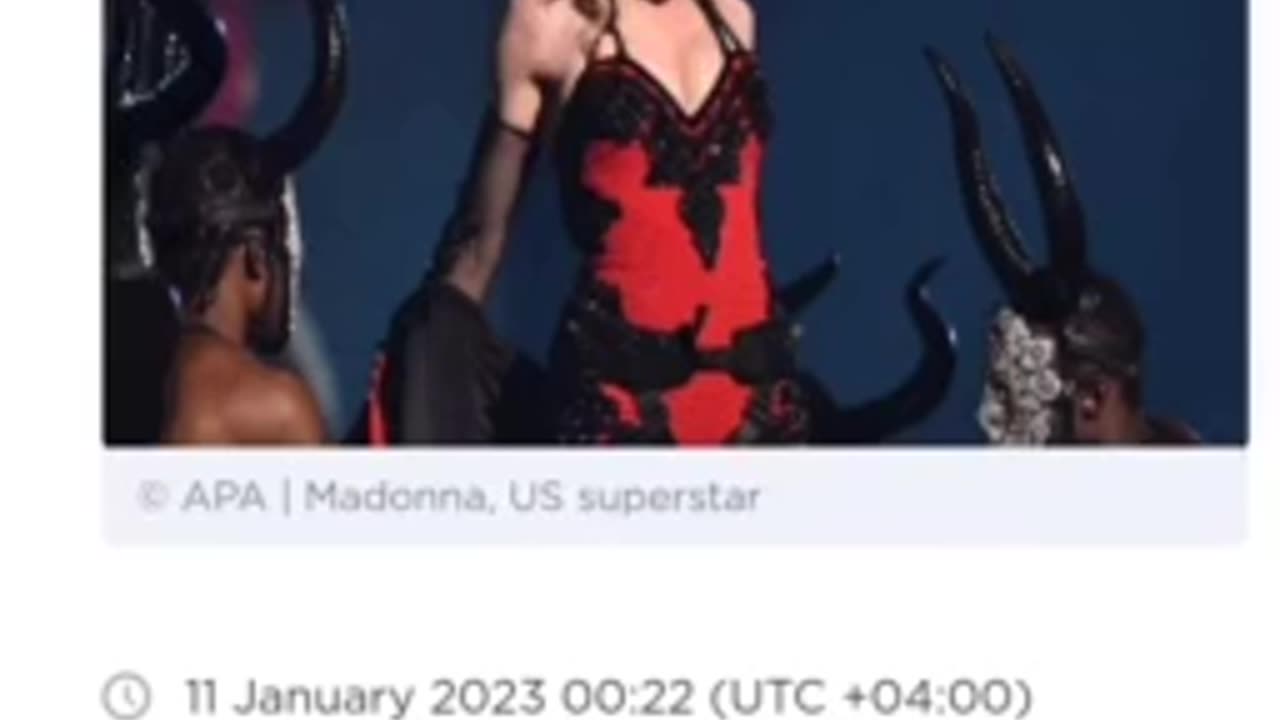 Madonna Will Not Be Able To Walk Down The Streets Soon