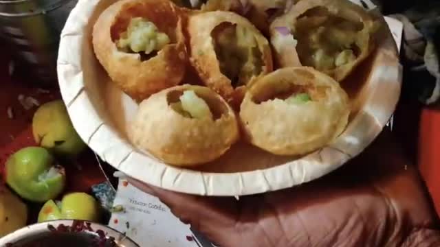 STUFFED DAHI GOLGAPPE 😍😍 _ Indian street food #shorts