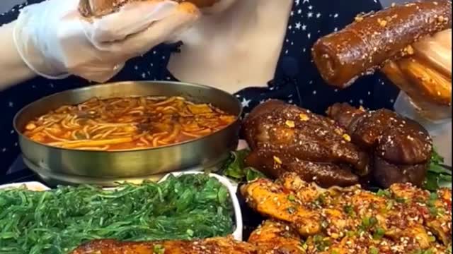 ASMR Eating special food mania